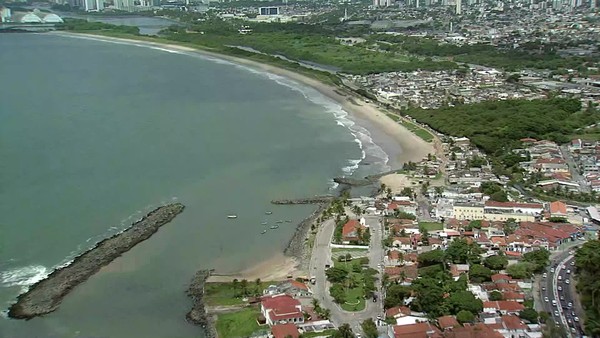Praia Del Chifre, em Olinda. Foto: Reprodução/TV Globo