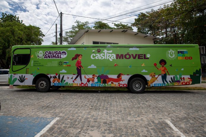 Castramóvel irá atender pets de todo o estado. .Foto: Matheus Britto/Meio Ambiente Pernambuco