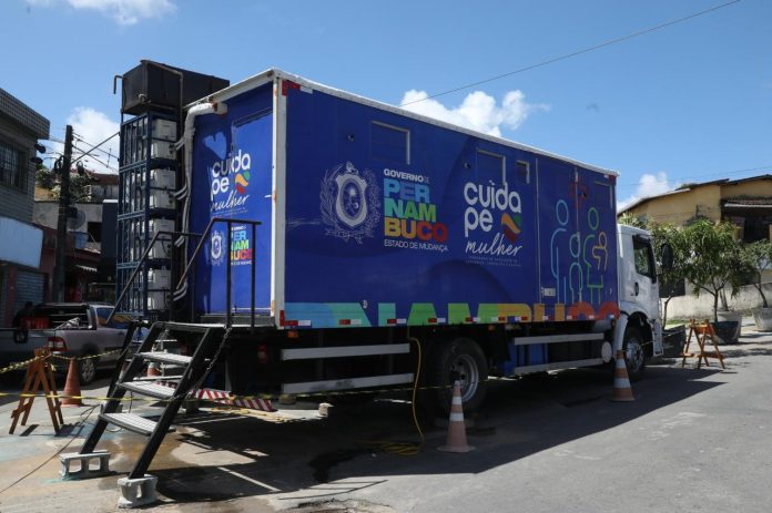 A unidade móvel estará disponível na Praça da Avenida Um. Foto: Divulgação/Prefeitura do Jaboatão